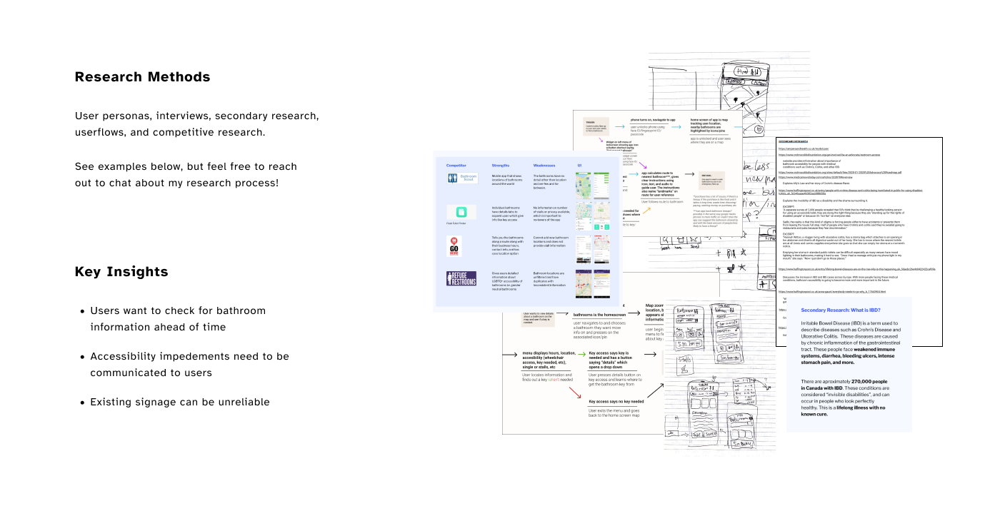 NearMe research insights and snapshot of research done.